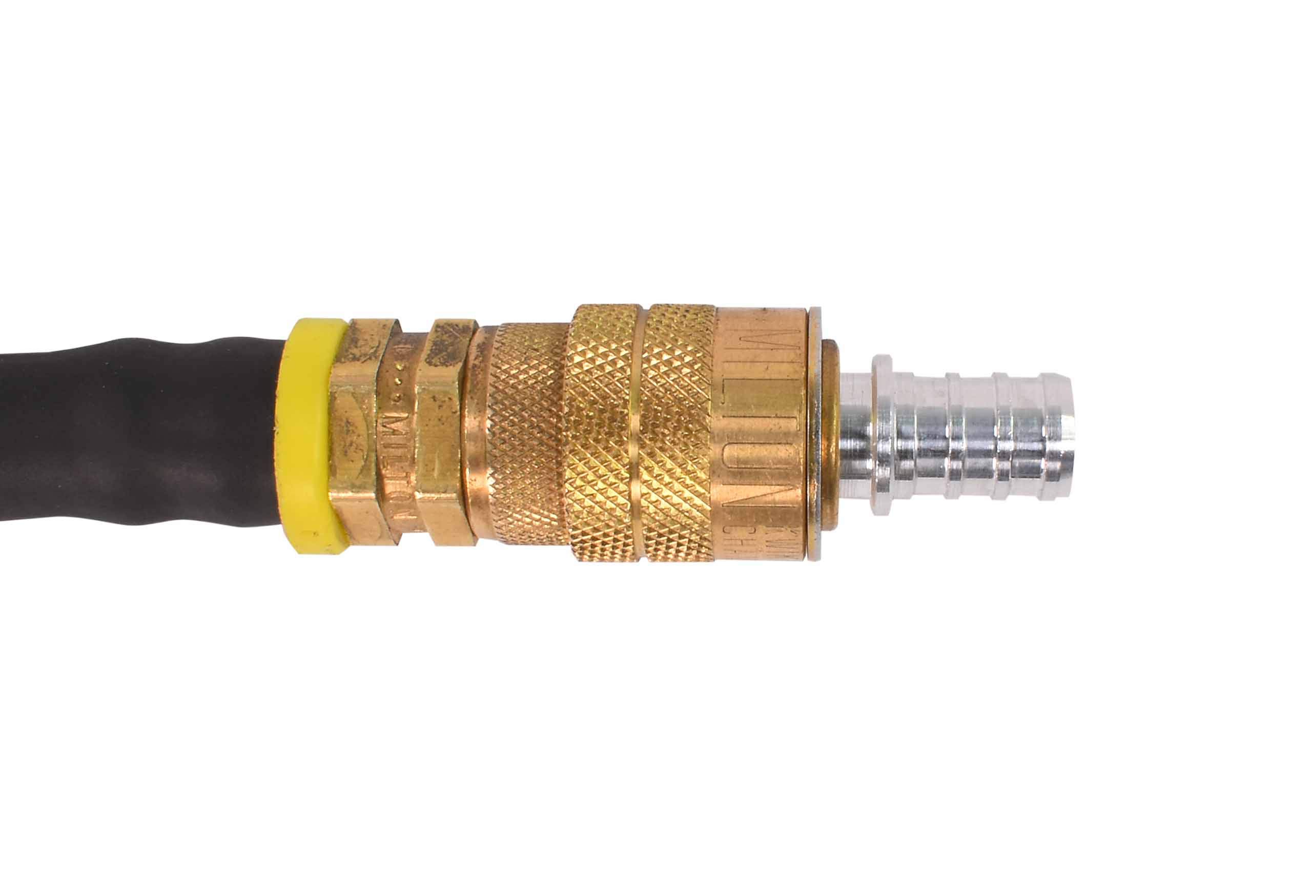 ICT Billet 1/2" PEX Pipe Male Hose Testing Tool to 1/4" Air Compressor Hose Test Fitting Aluminum Pressure Test Fluid Designed & Manufactured in the USA Machined Finish .625" 551956-PEX05 - Image 7