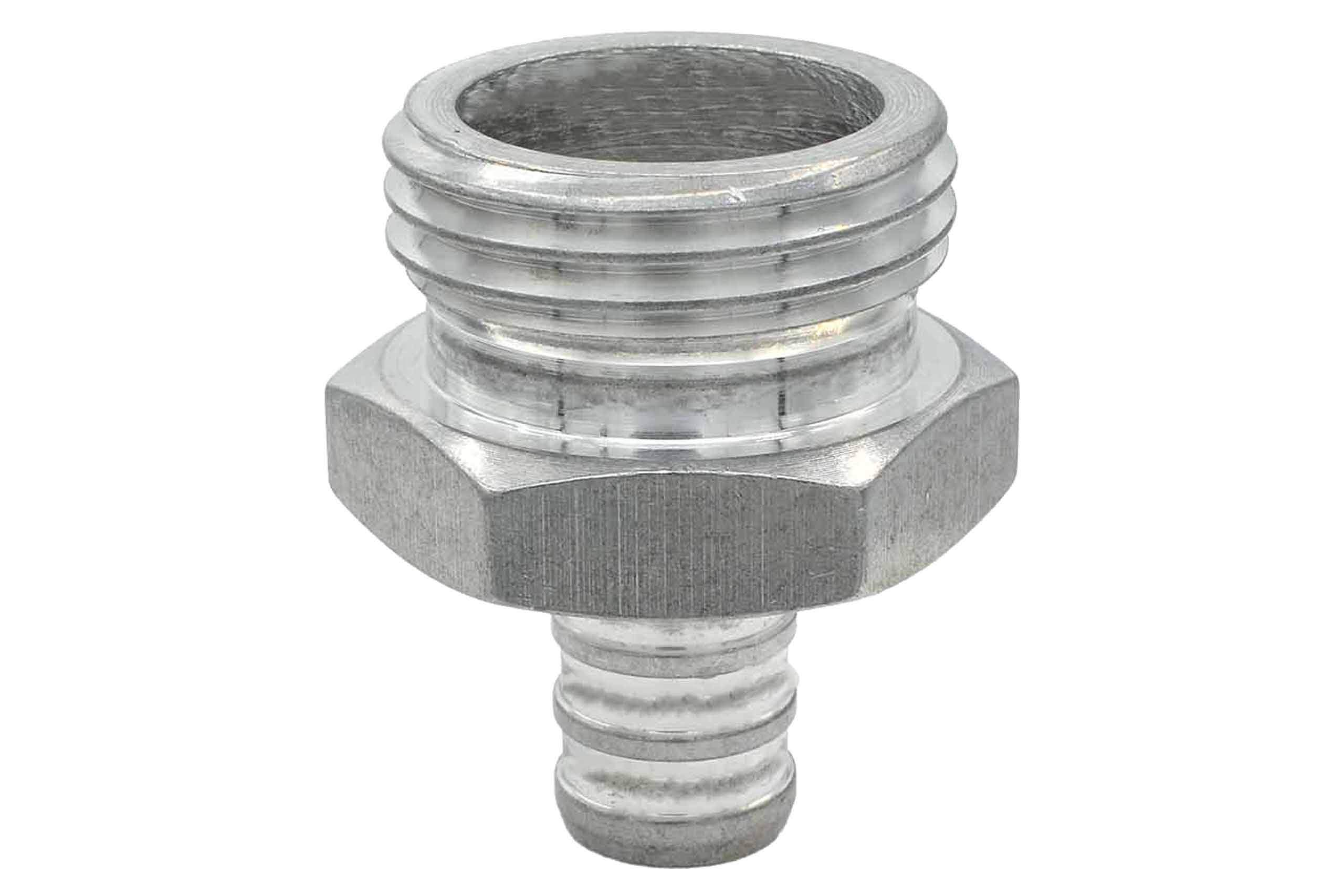 ICT Billet 1/2" Pex to 3/4 Garden Hose Adapter Water Contamination Flush Home DIY Flush Kit Pex Cleaning Designed & Manufactured in USA Bare Aluminum F500PEX750GH - Image 5