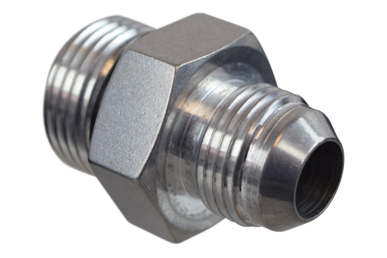 ICT Billet -10AN Flare to 12 Oring ORB Male Fuel Pump Rail Adapter Fitting Flare Hose Bare AN920-10-12A - Image 4