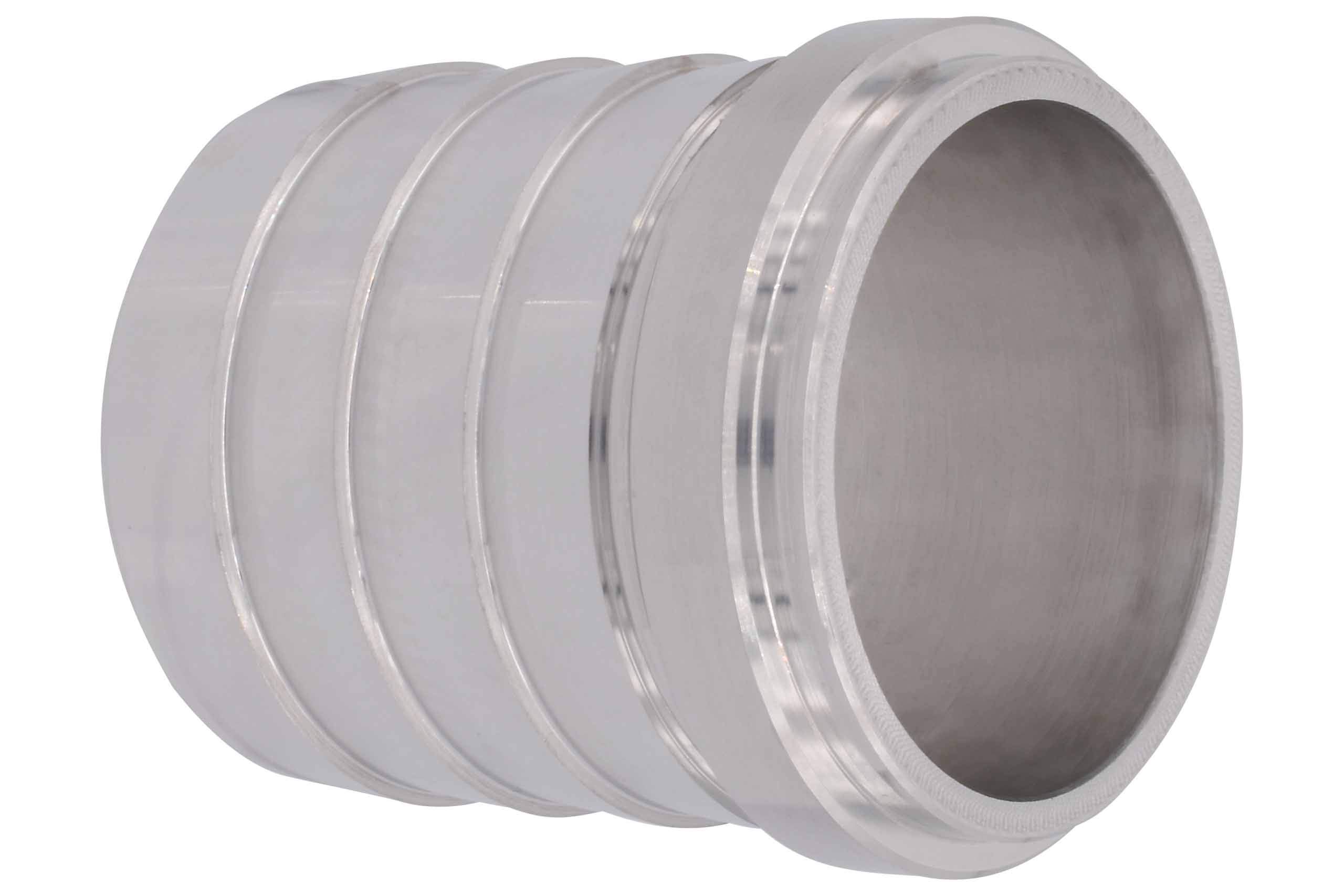 ICT Billet 2.0" Aluminum Weld Barb - Weldable Fitting Nipple 2" Radiator Tank Hose Fitting AN617-32 - Image 3