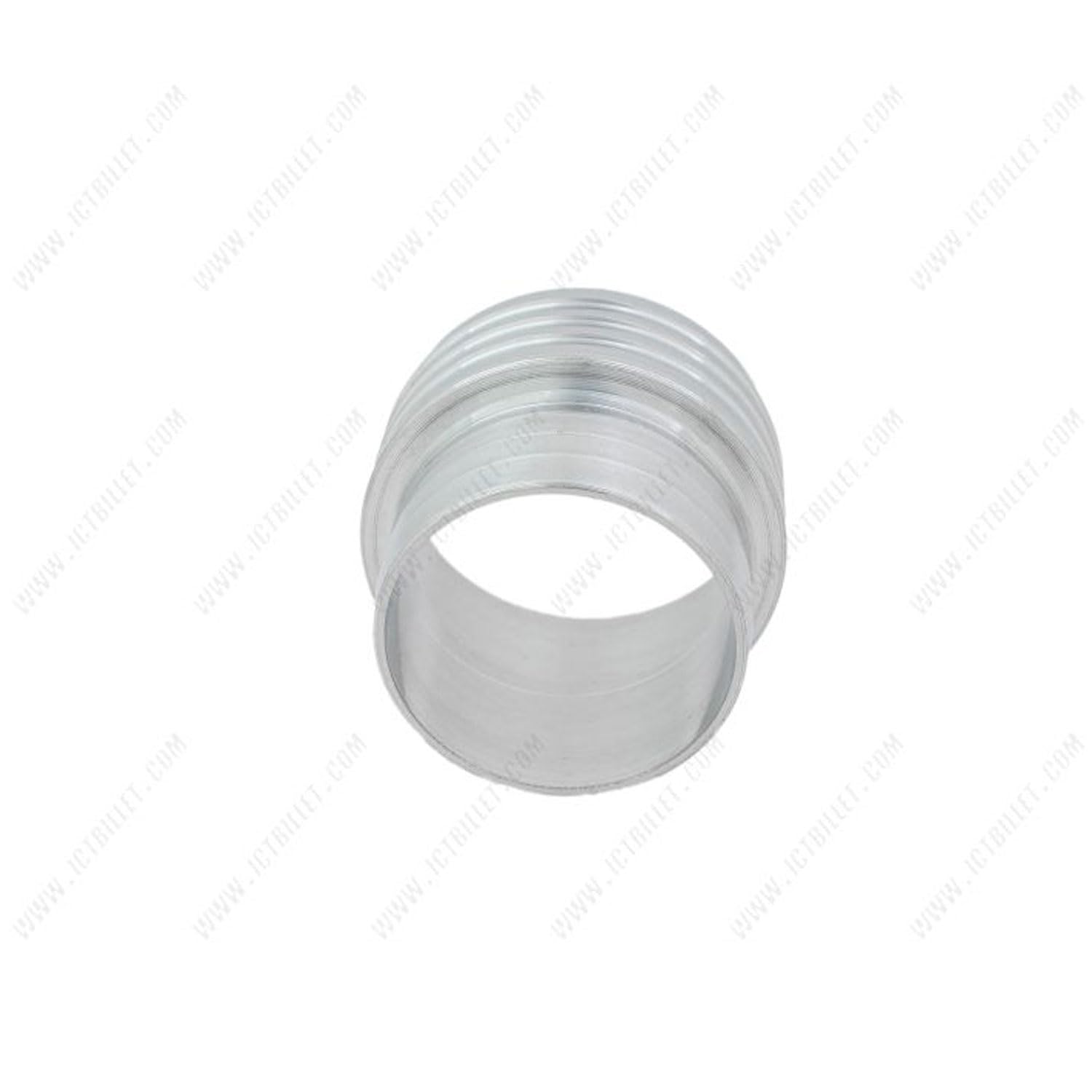 ICT Billet 2"" to 2.5"" Inch Hose Barb Splice Coupler Repair Reducer Fitting Adapter, Natural - Image 3