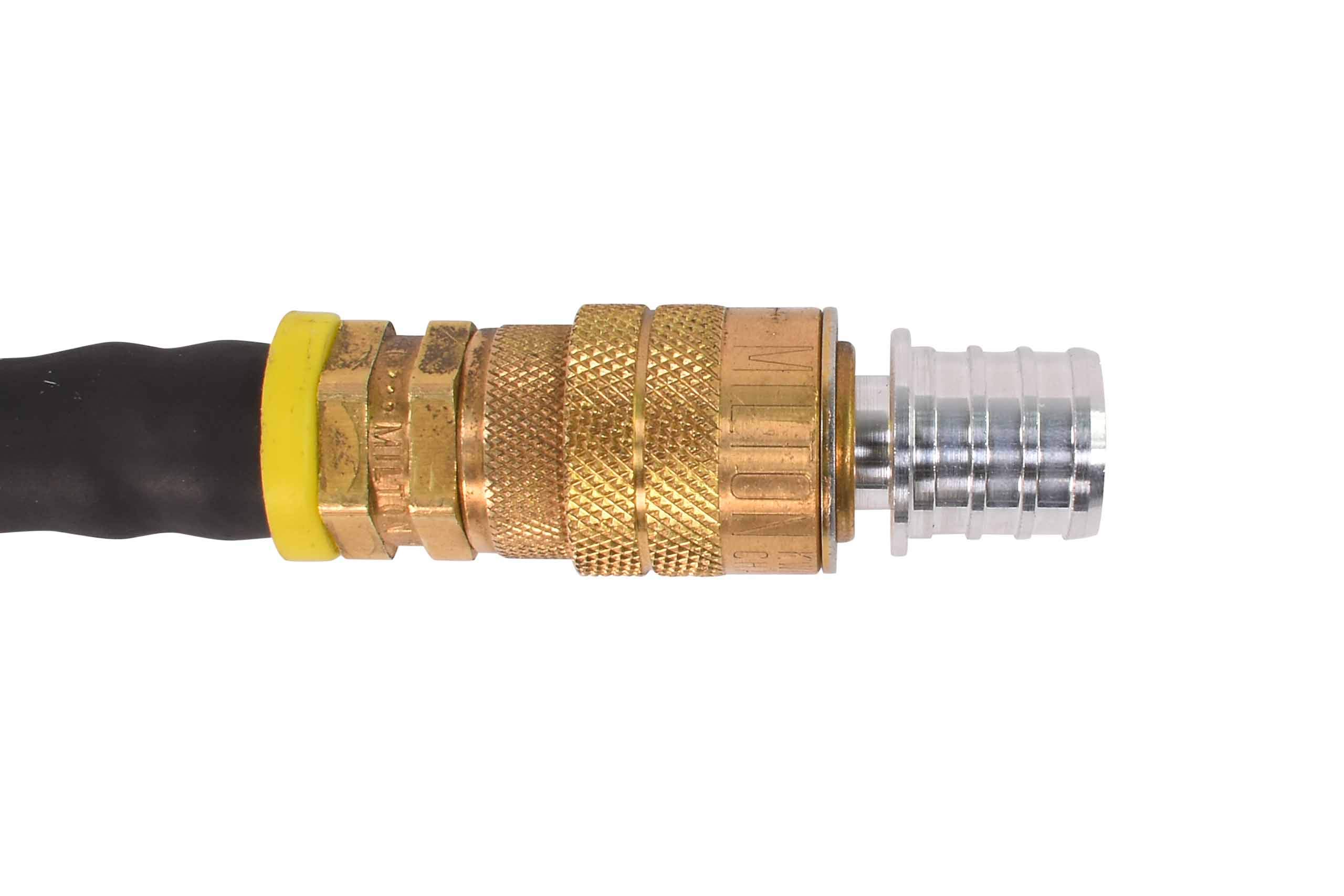 ICT Billet 3/4" PEX Pipe Male Hose Testing Tool to 1/4" Air Compressor Hose Test Fitting Aluminum Pressure Test Fluid Designed & Manufactured in the USA Machined Finish .750" 551956-PEX07 - Image 7