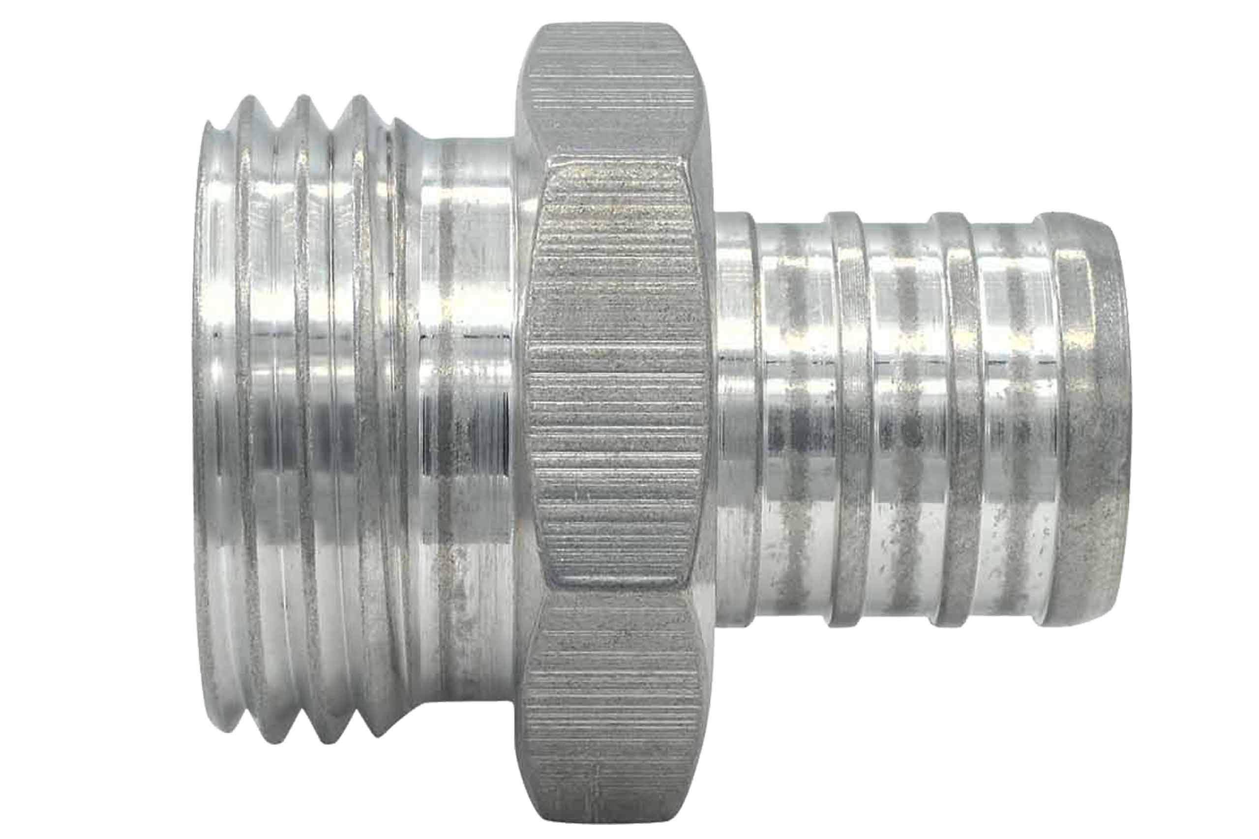 ICT Billet 3/4" Pex to 3/4 Garden Hose Adapter Water Contamination Flush Home DIY Flush Kit Pex Cleaning Designed & Manufactured in USA Bare Aluminum F750PEX750GH***** - Image 3