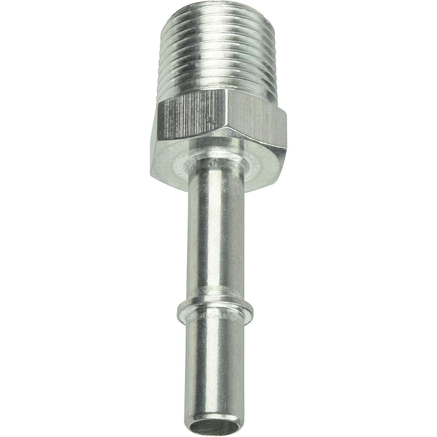 ICT Billet 3/8" Quick Connect Male Fuel Hose to 1/2" NPT Adapter Fitting LS LS1 LS3 GM Bare Machined Aluminum Designed & Manufactured in the USA AN817-02-08 - Image 4