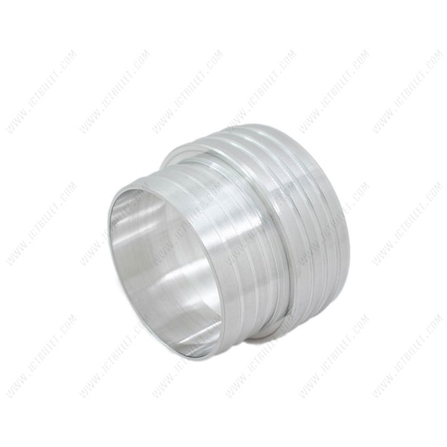 ICT Billet 3'' to 2.5'' Inch Hose Barb Splice Coupler Repair Reducer Fitting Adapter - Image 3