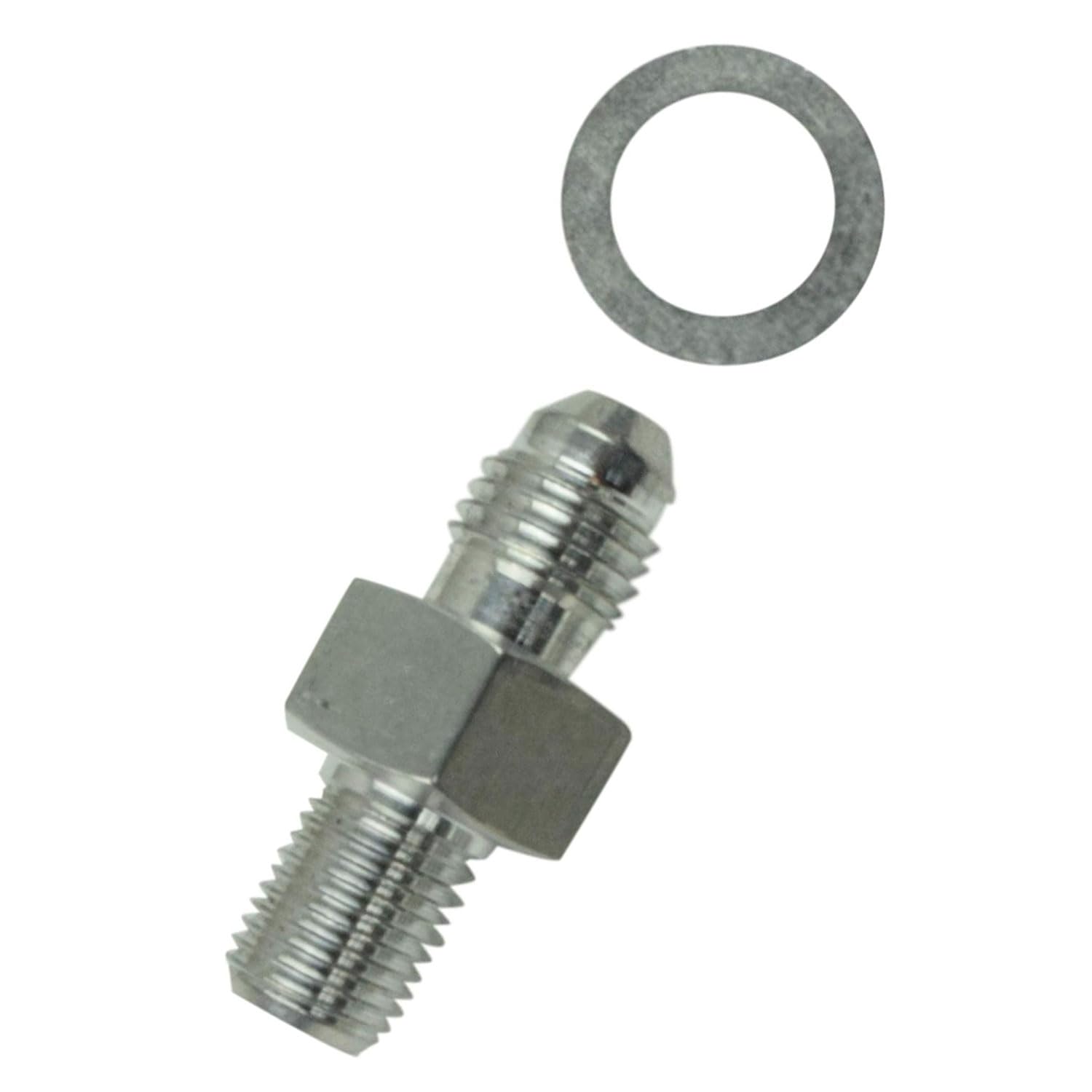 ICT Billet -4AN Male to M10-1.0mm Male Adapter Fitting Aluminum AN816-04-M1010 - Image 4