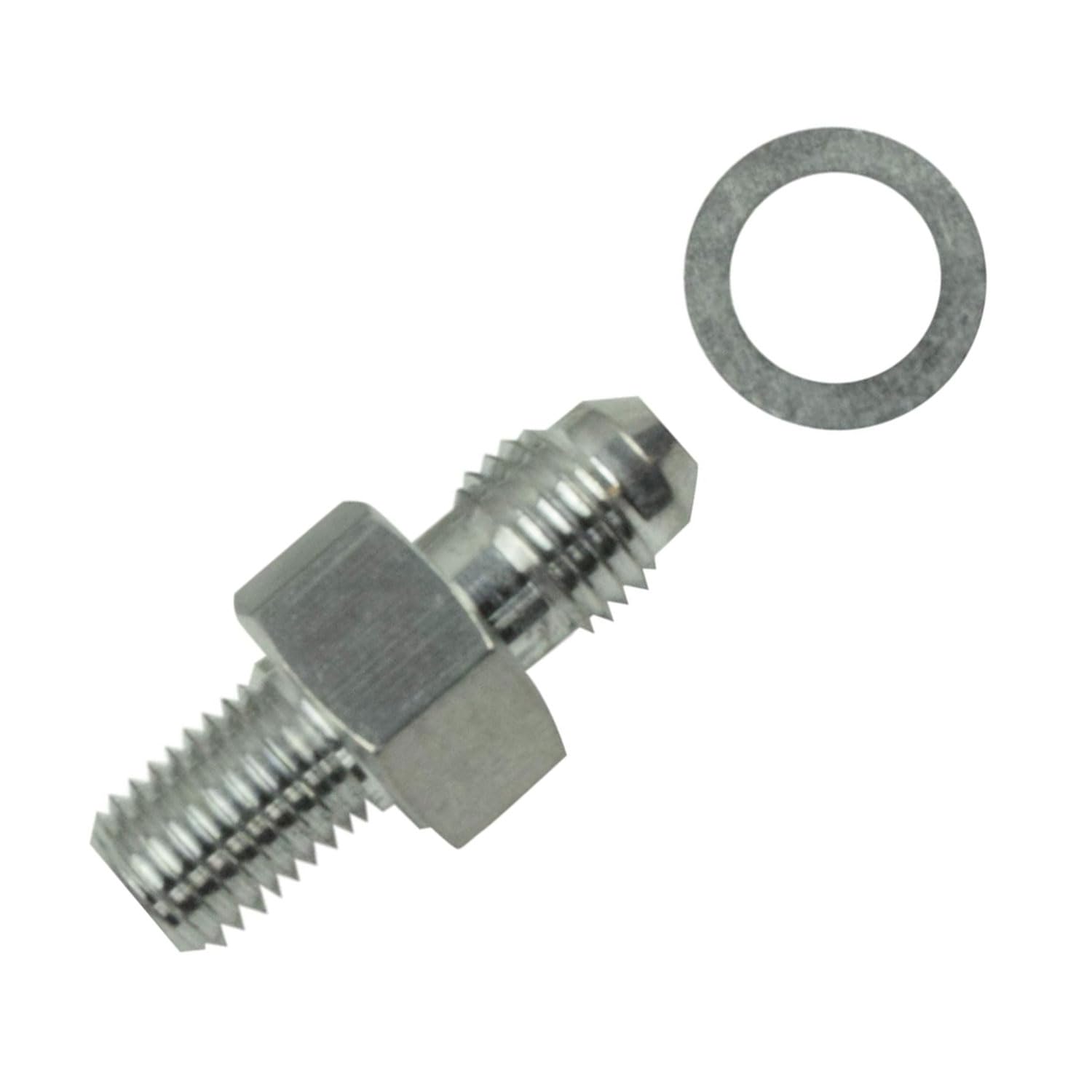 ICT Billet -4AN Male to M10-1.25mm Male Adapter Fitting Aluminum AN816-04-M10125 - Image 3