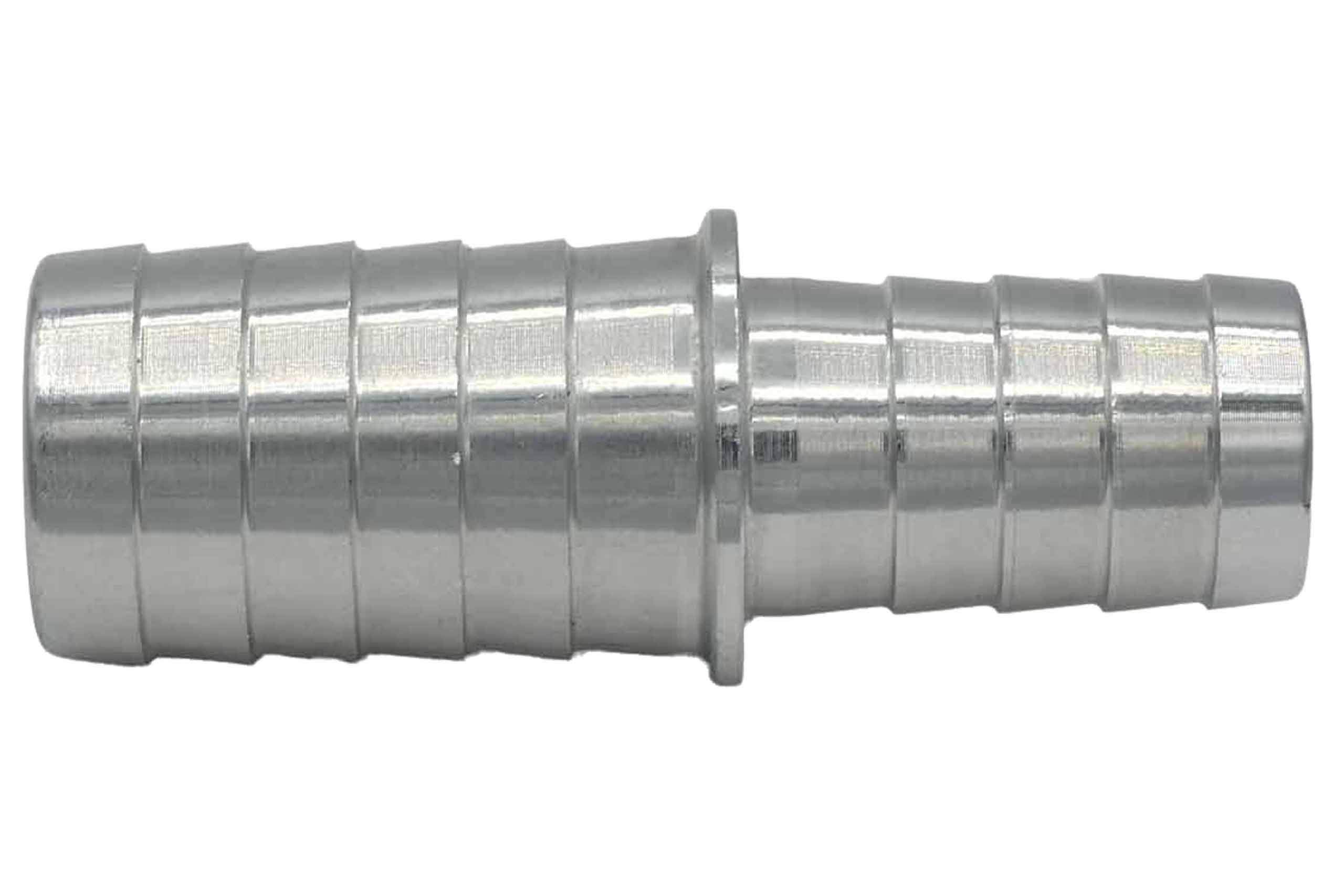 ICT Billet 5/8 to 1/2 Inch Hose Barb Splice Coupler Reducer Repair Fitting Adapter Connector Radiator Coolant Intercooler Heat Exchanger Fluid Designed & Manufactured in USA Bare Aluminum AN627-10-08A - Image 6