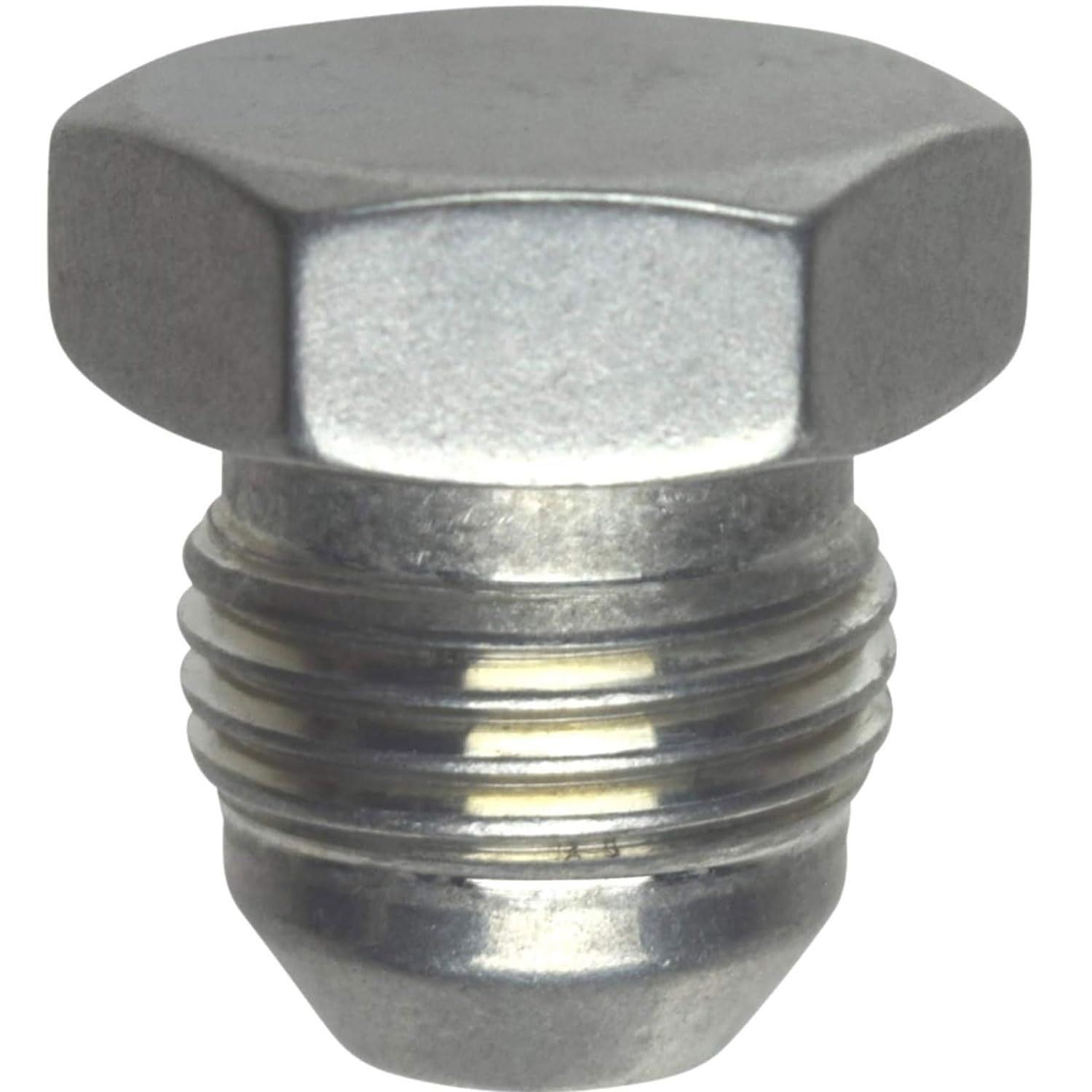 ICT Billet -8AN Flare Plug Male Nut 8 AN Cap Fitting Aluminum Thread Connector for Automotive Fluids Designed & Manufactured in the USA Bare Aluminum AN806-08A - Image 4