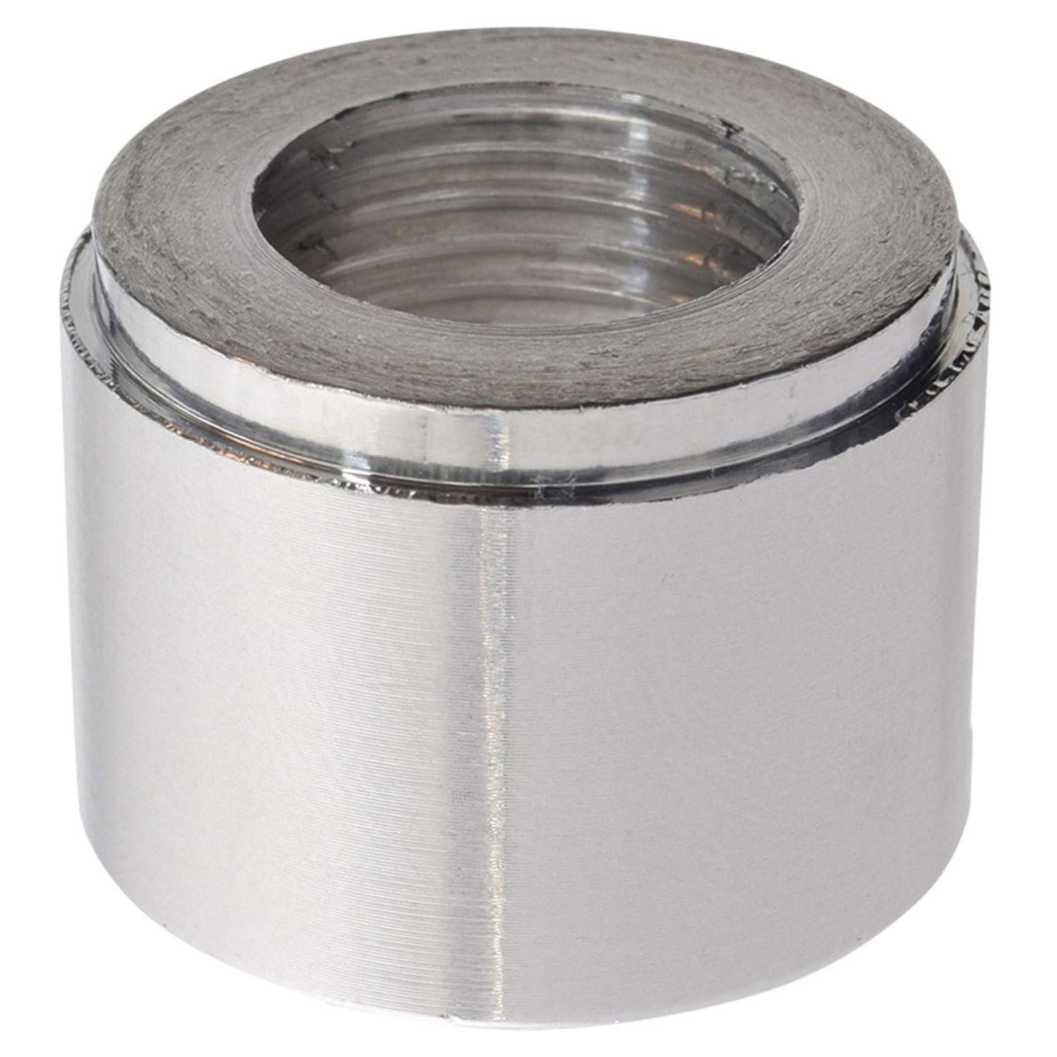 ICT Billet Aluminum 3/8" NPT Weld On Bung Female Nut Threaded Insert Weldable Weldable Taper Pipe Thread Connector Fluid Designed & Manufactured in The USA Bare 617-6703AL - Image 3