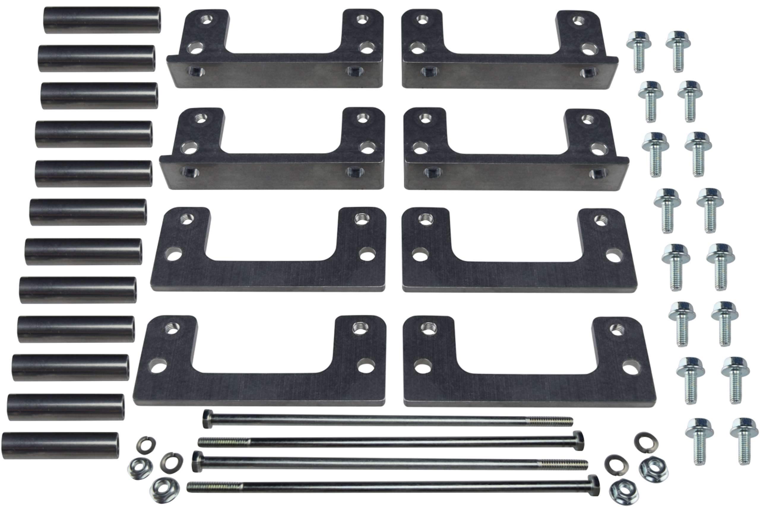 ICT Billet LS Truck Square - Remote Mount Coil Relocation Brackets - D581 LSX Swap 551583 - Image 3