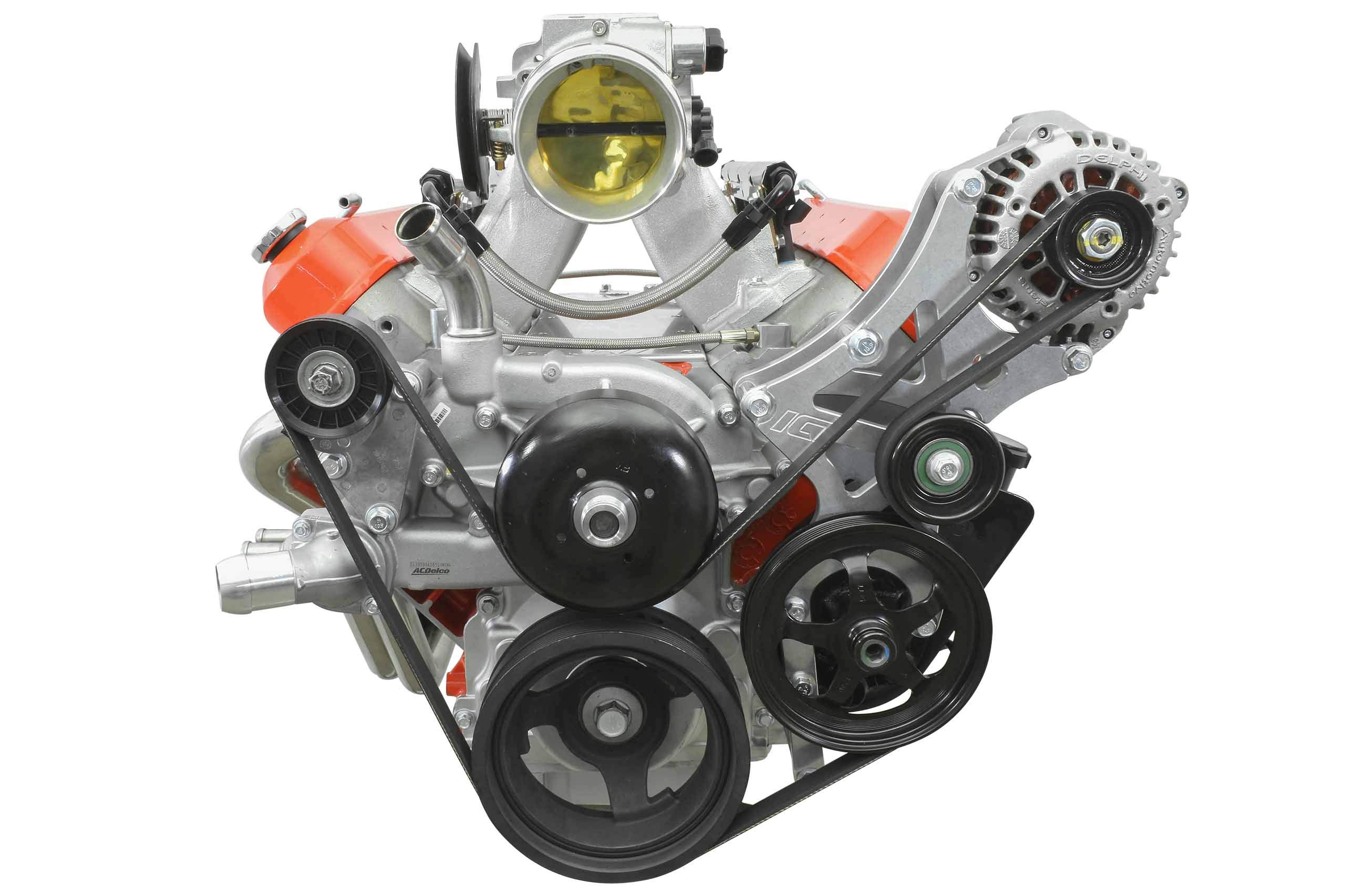 ICT Billet LS Truck SUV Driver Side Alternator/Power Steering Pump Bracket Compatible with 1999-2014 Silverado Sierra Yukon Tahoe Express Suburban 1500 2500 3500 551519X-3 - Image 5