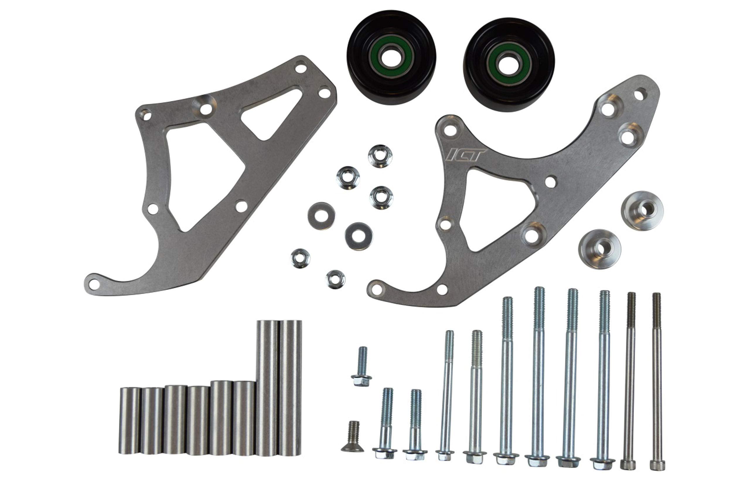 ICT Billet LT1 L83 Alternator & Power Steering Pump Bracket Accessory Kit Truck Gen V 551368 - Image 4