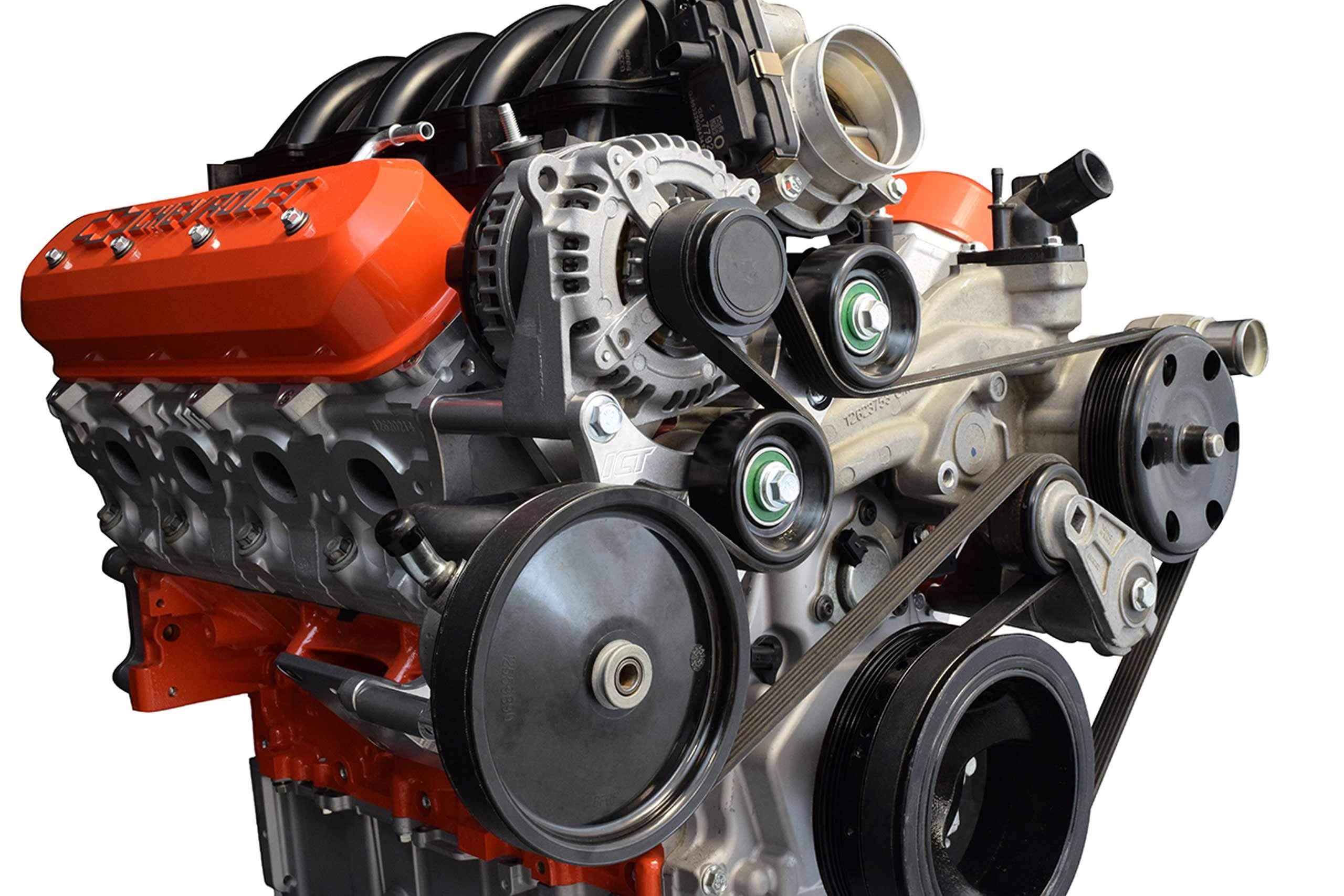 ICT Billet LT1 L83 Alternator & Power Steering Pump Bracket Accessory Kit Truck Gen V 551368 - Image 8