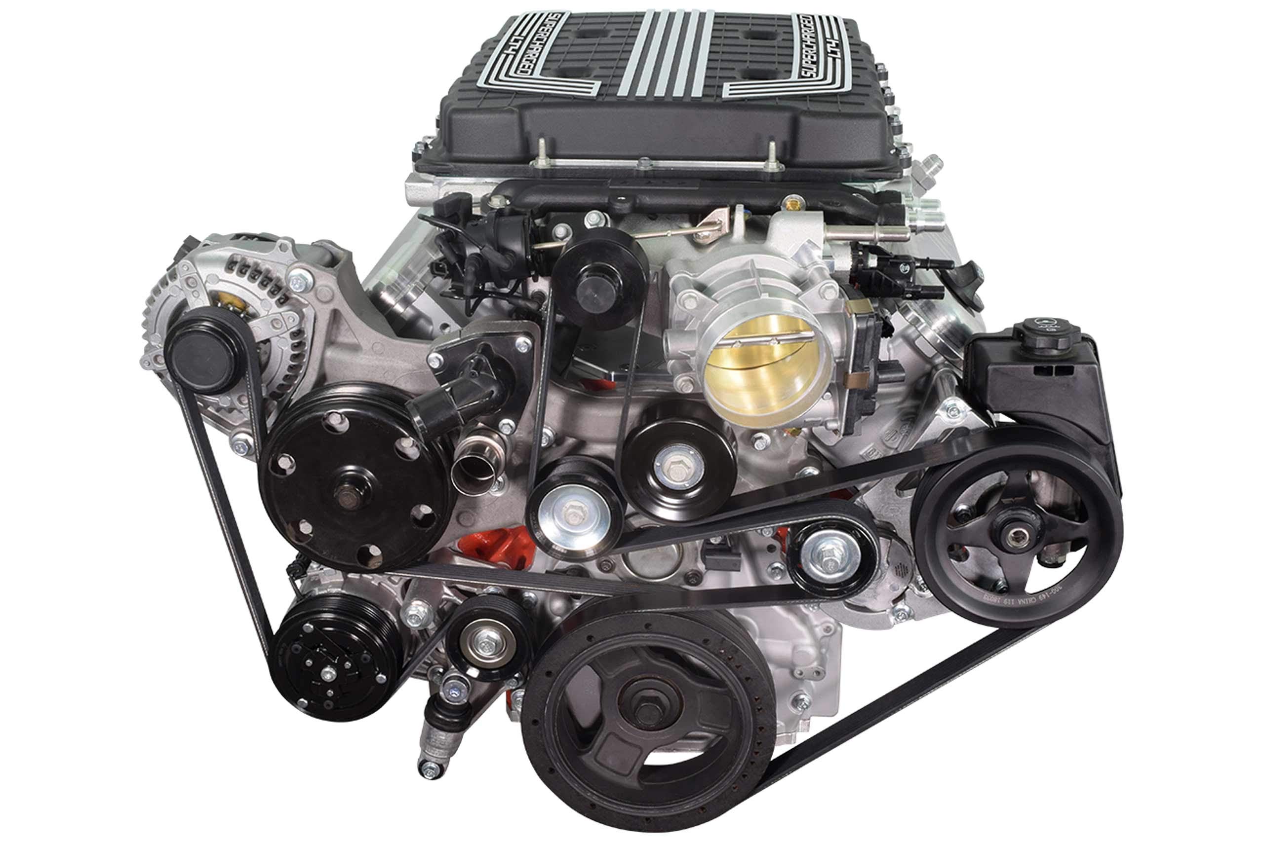 ICT Billet Power Steering Pump Bracket Compatible with LT4 8 Rib Supercharger - Type 2 - Swap Kit Mechanical Steering Designed & Manufactured in The USA Bare Billet Aluminum 551125-1 - Image 5