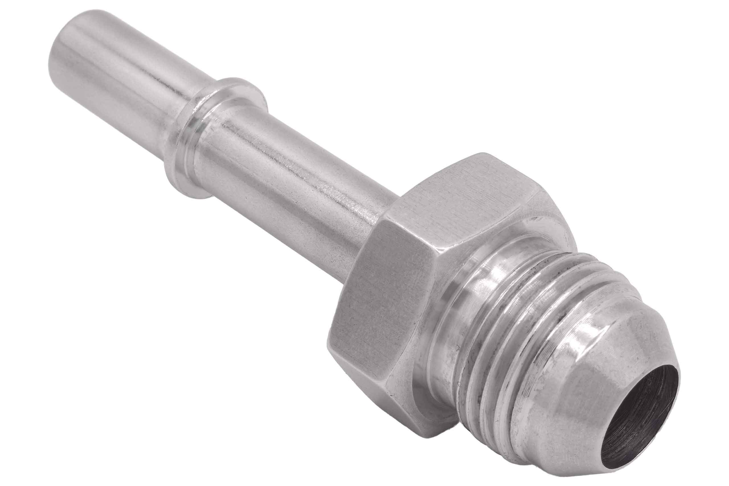 ICT Billet Quick Connect Male 3/8 Fuel Rail Hose to -8AN Adapter Fitting LS1 LM7 LR4 LQ4 LS6 L59 LQ9 LM4 L33 GM AN817-02A o-ring seal billet aluminum natural finish AN817-02-08AN - Image 4