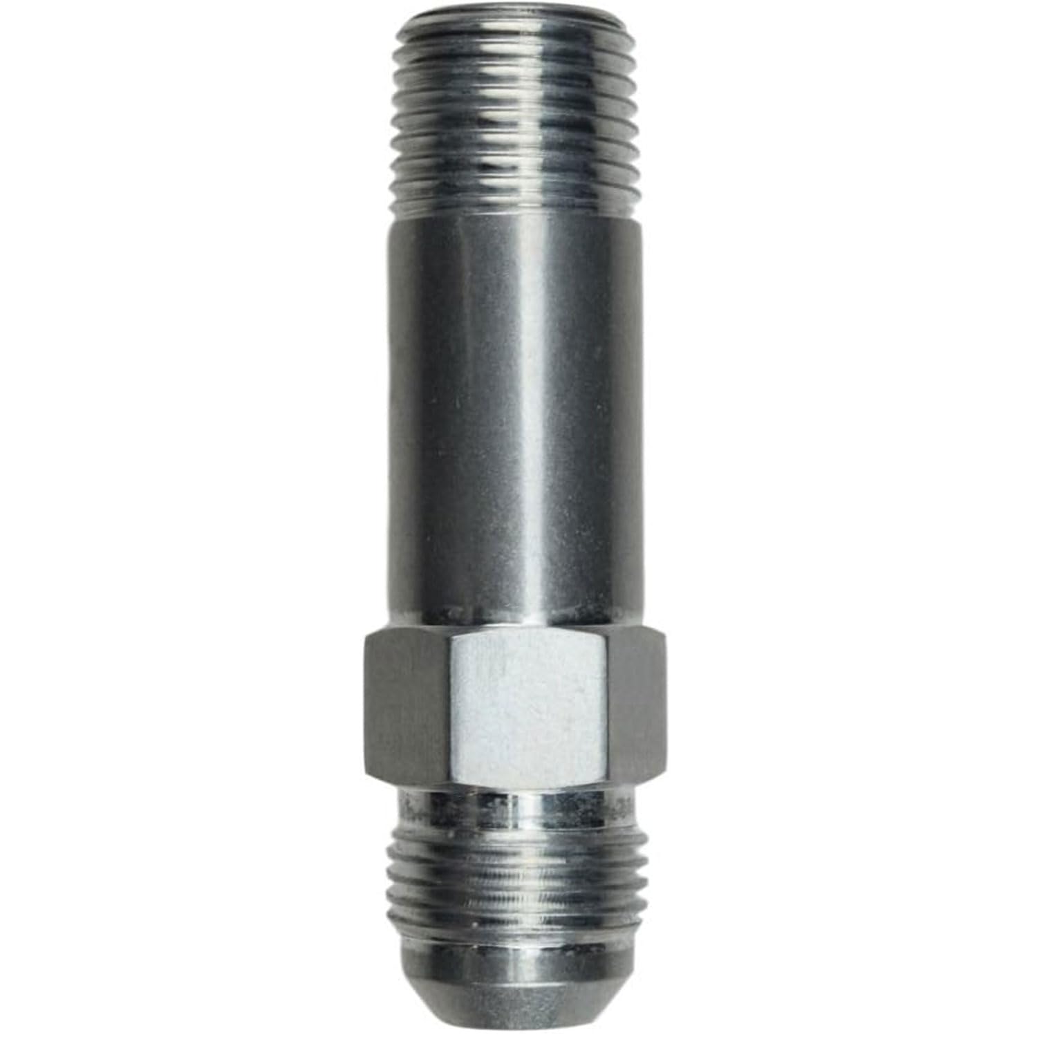 ICT Billet Straight -10AN Flare Male to 1/2"NPT Pipe Turbo Drain Adapter Fitting 10 AN Bare Aluminum AN816-10-08AXL - Image 5