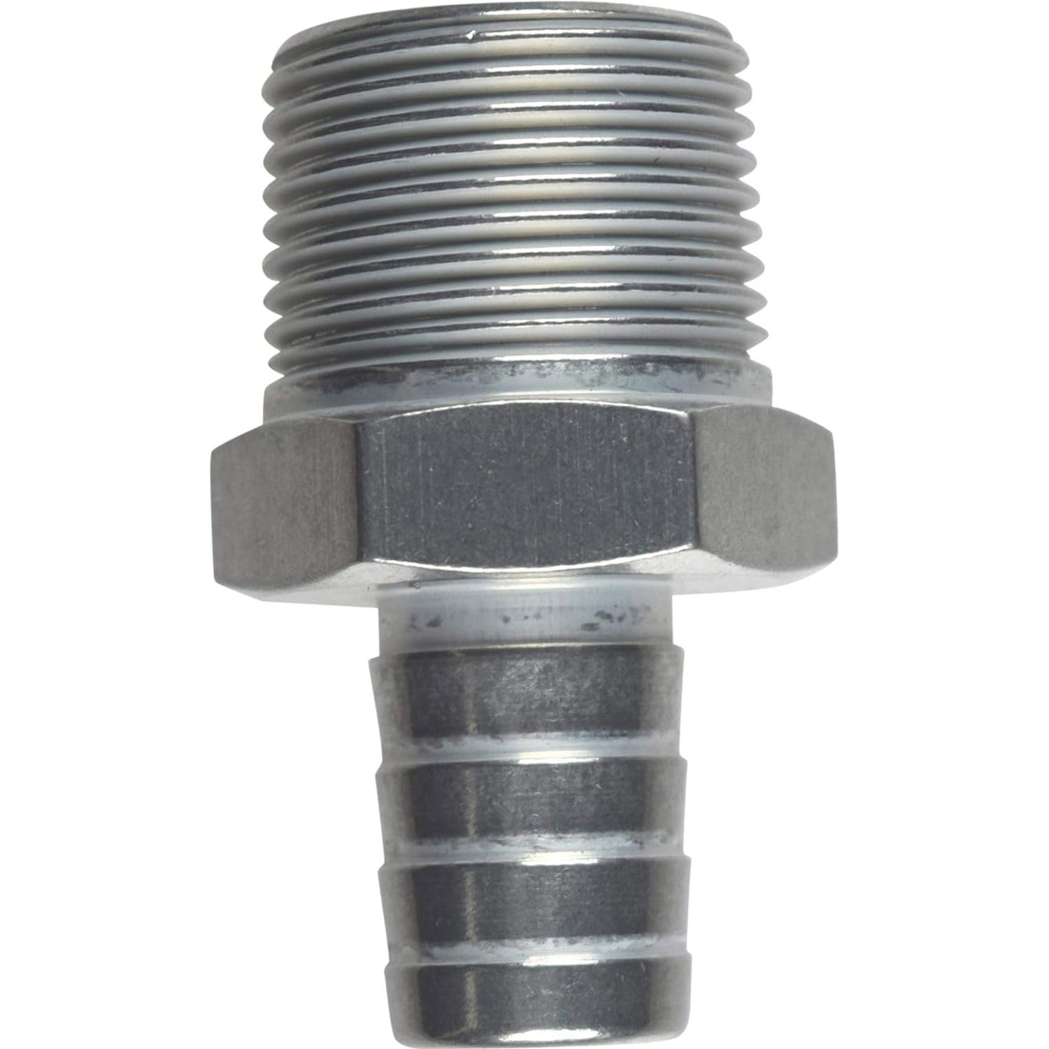 ICT Billet Straight 3/4" NPT Pipe to 5/8" .625" Hose Barb Fitting Bare Aluminum AN840-10-12A - Image 4