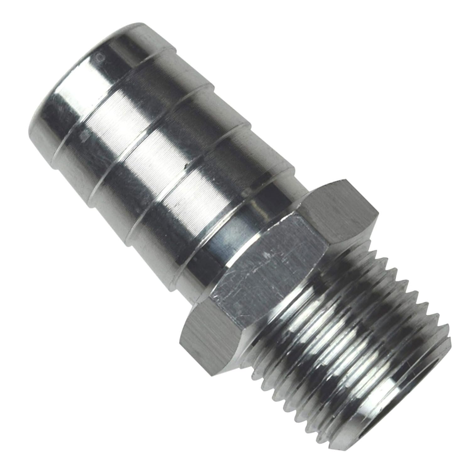 ICT Billet Straight 3/8" NPT Pipe to 5/8" .625" Hose Barb Fitting Bare Aluminum National Pipe Thread Connector Fluid or Air Designed & Manufactured in the USA AN840-10-06A - Image 8
