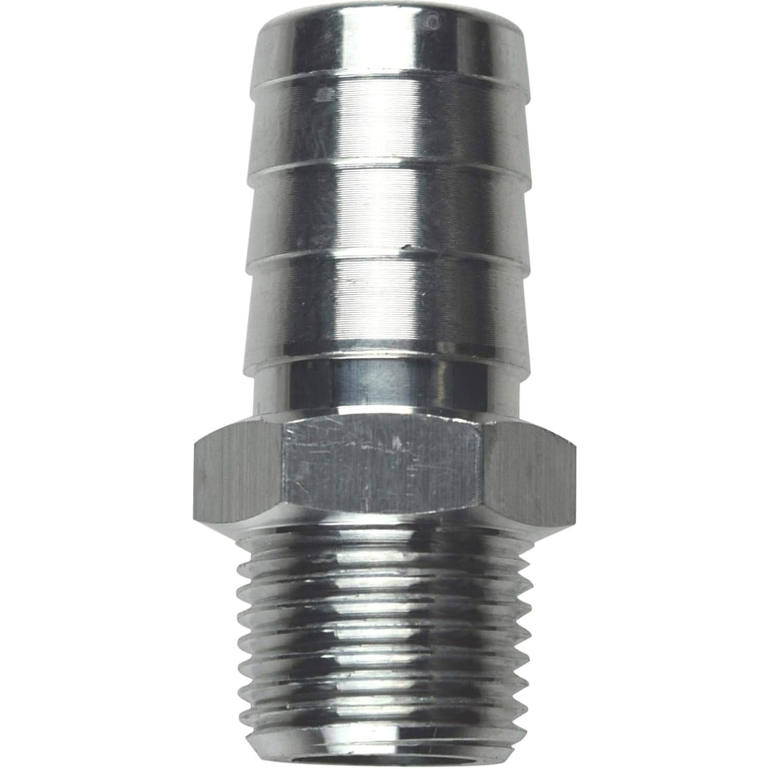 ICT Billet Straight 3/8" NPT Pipe to 5/8" .625" Hose Barb Fitting Bare Aluminum National Pipe Thread Connector Fluid or Air Designed & Manufactured in the USA AN840-10-06A - Image 9