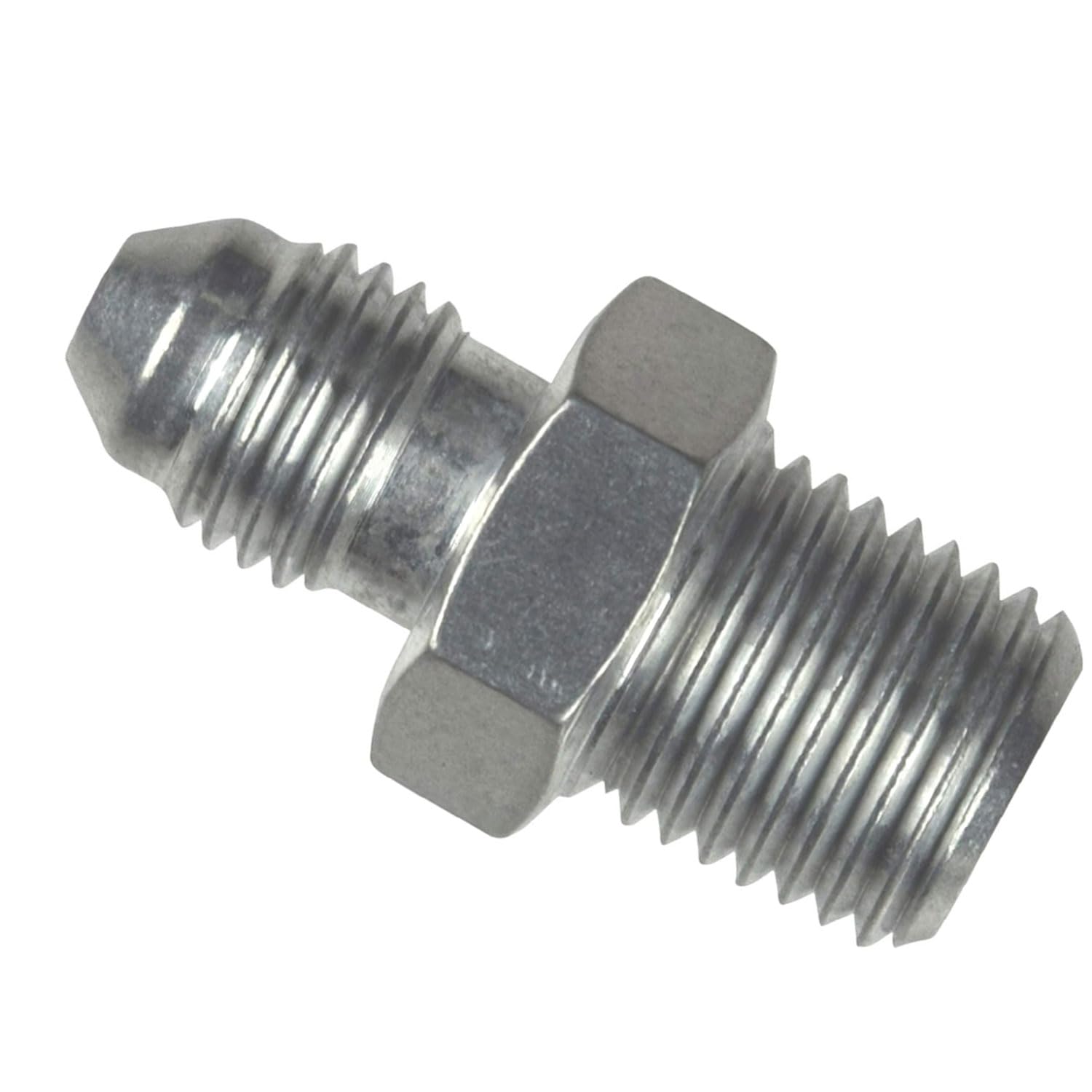 ICT Billet Straight -4 Flare Male to 1/4" NPT Pipe Adapter Fitting 4 AN Bare Aluminum - National Pipe Thread Designed & Manufactured in the USA AN816-04-04A - Image 7