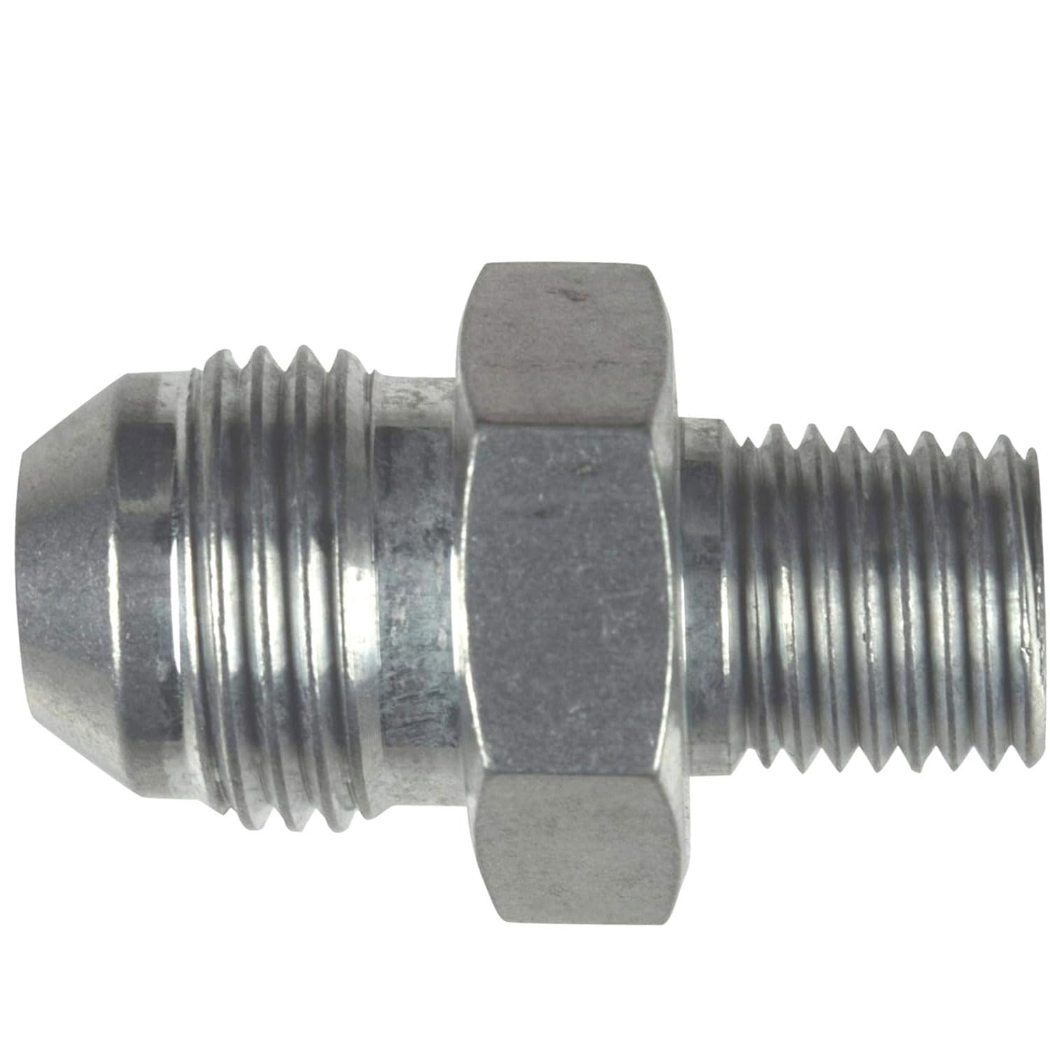 ICT Billet Straight -8AN Flare Male to 1/4"NPT Pipe Adapter Fitting 8 AN Bare Aluminum AN816-08-04A - Image 4