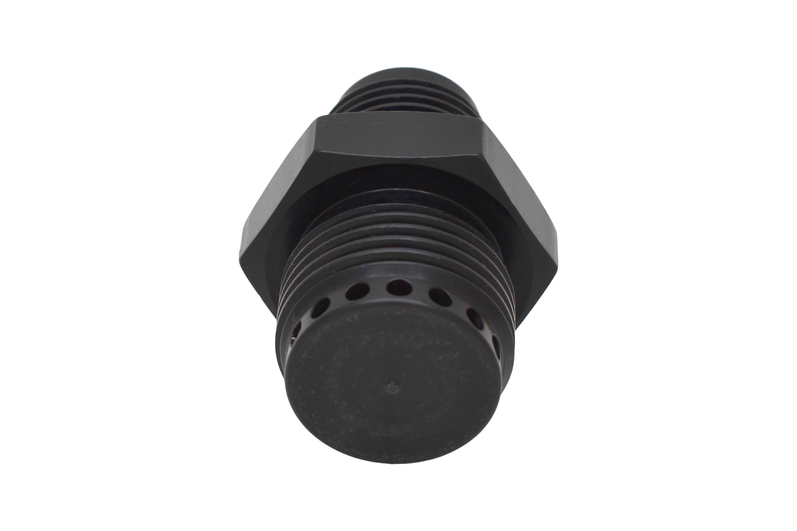 ICT Billet Valve Cover Baffle Fitting -10AN Flare to -12AN ORB Black Anodized Crank Case Breather PCV 551883-10-12 - Image 3