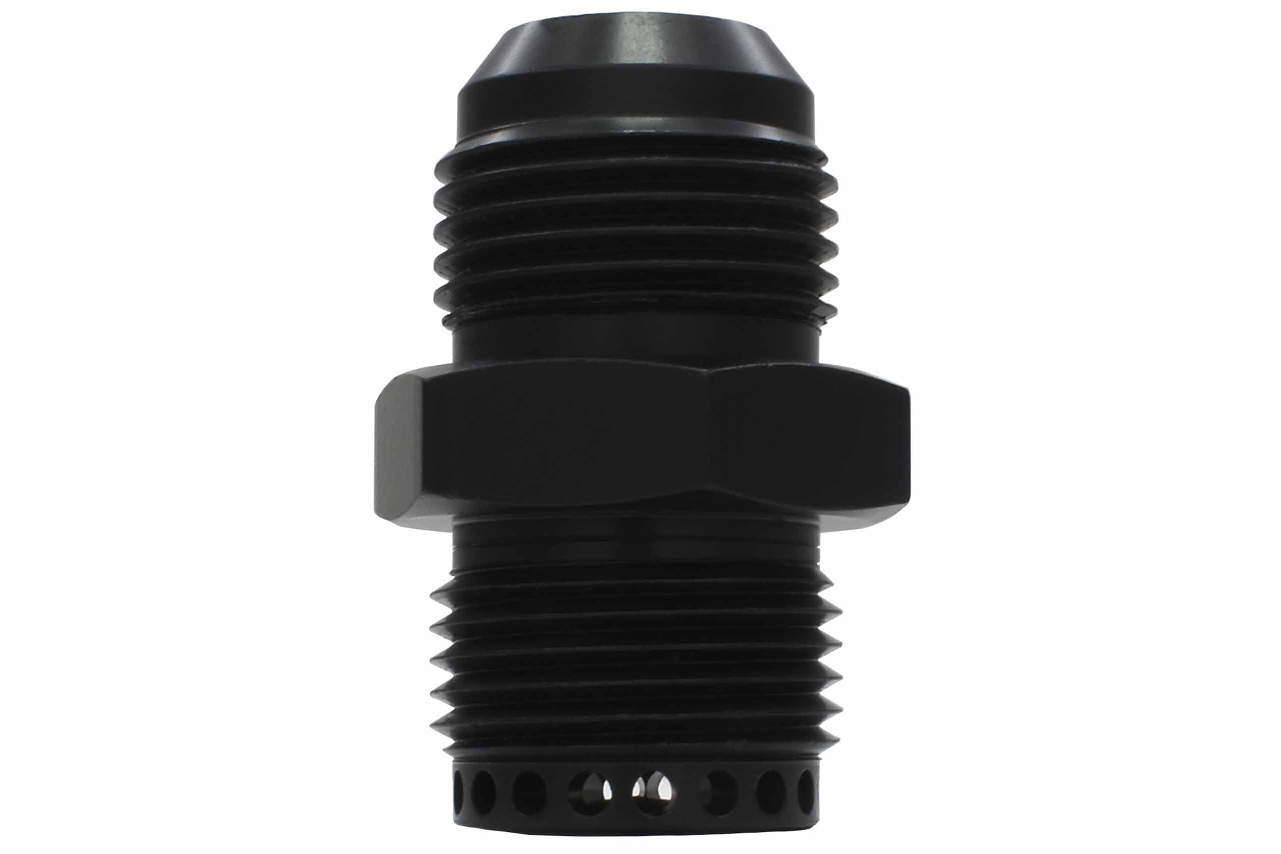ICT Billet Valve Cover Baffle Fitting -12AN ORB Black Anodized Crank Case Breather 12AN Flare PCV 551883 - Image 9