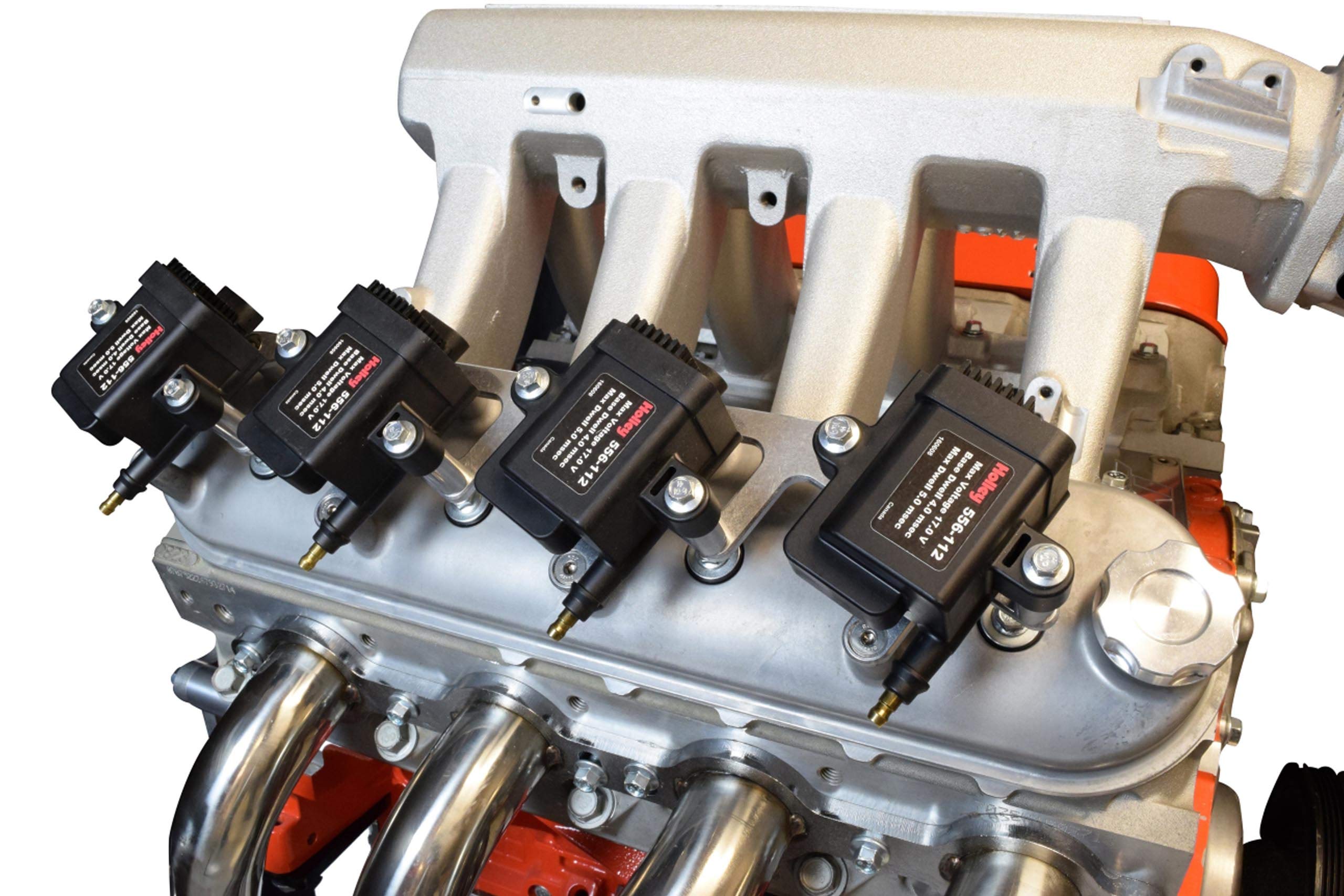 LS Billet Coil Brackets Compatible with Holley AMP EFI Smart Coil Pack for Holley Valve Covers - Image 4