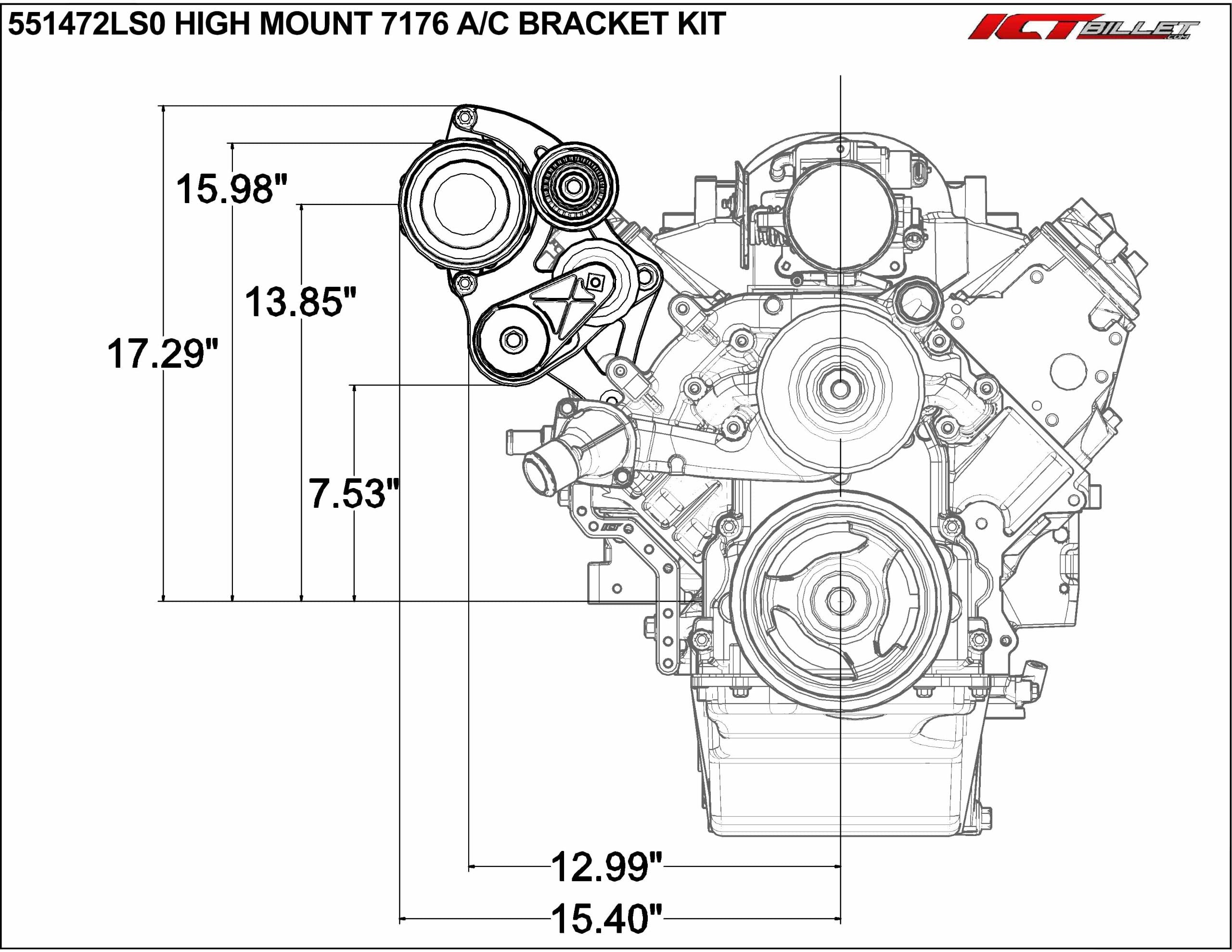 LS1 Truck Sanden Air Conditioner Bracket - Image 3