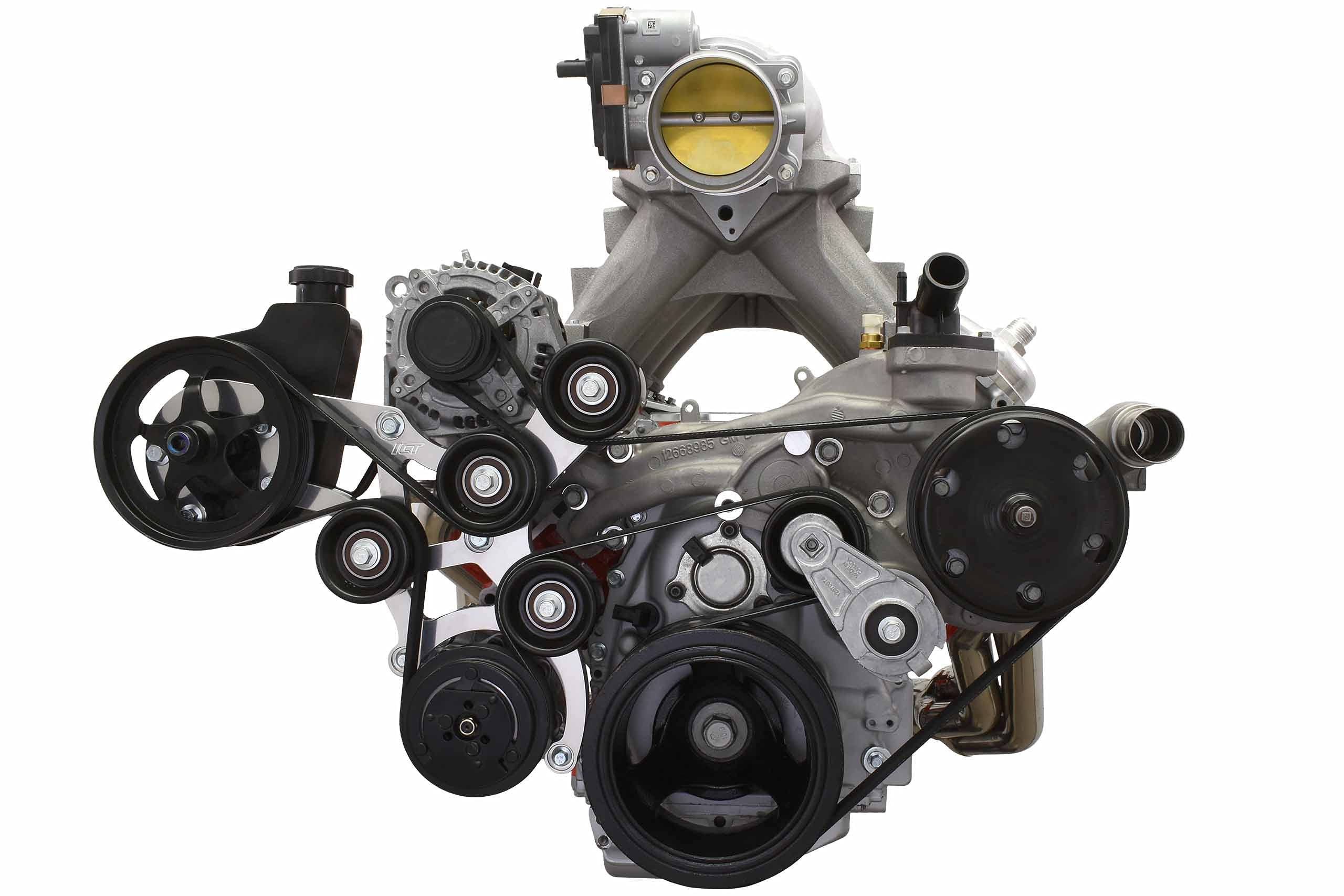 LT Gen V OBS Truck Swap Saginaw Power Steering & 7176 A/C Compressor Bracket - Image 7